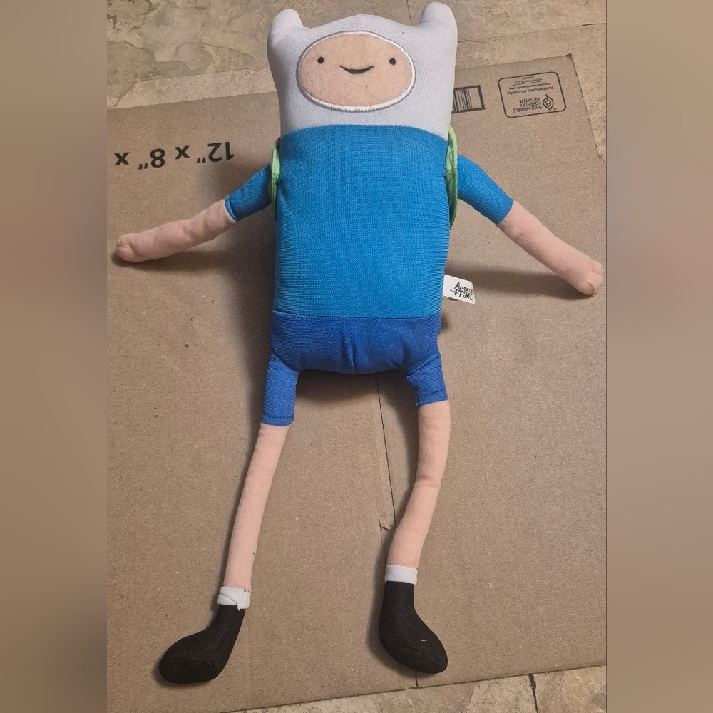 Adventure Time Finn Plush 17” Cartoon Network CN Toy Factory Plush